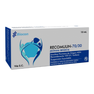 RECOMULIN 30/70 100 IU/ML (INSULINA)