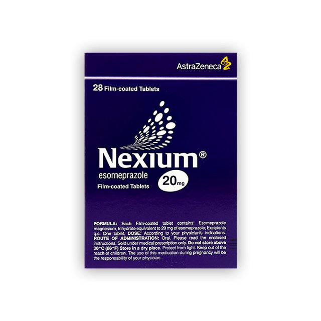 NEXIUM 20MG * 28 TABLETAS