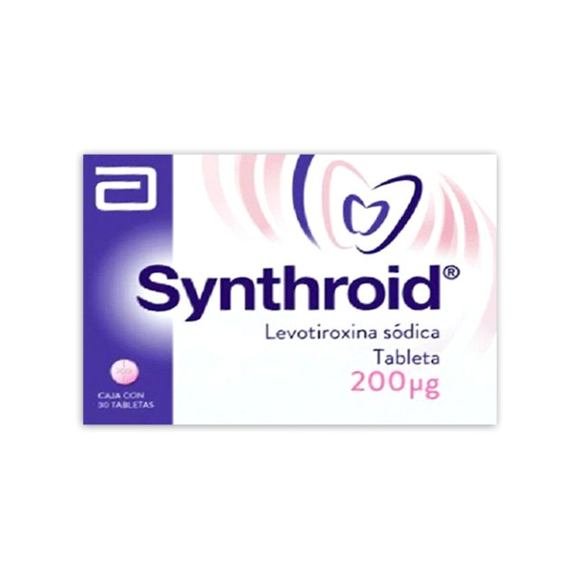 SYNTHROID 200MCG X 30 TABLETAS